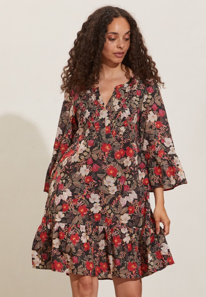 Odd Molly TAMARA - Day dress - deep asphalt/black - Zalando