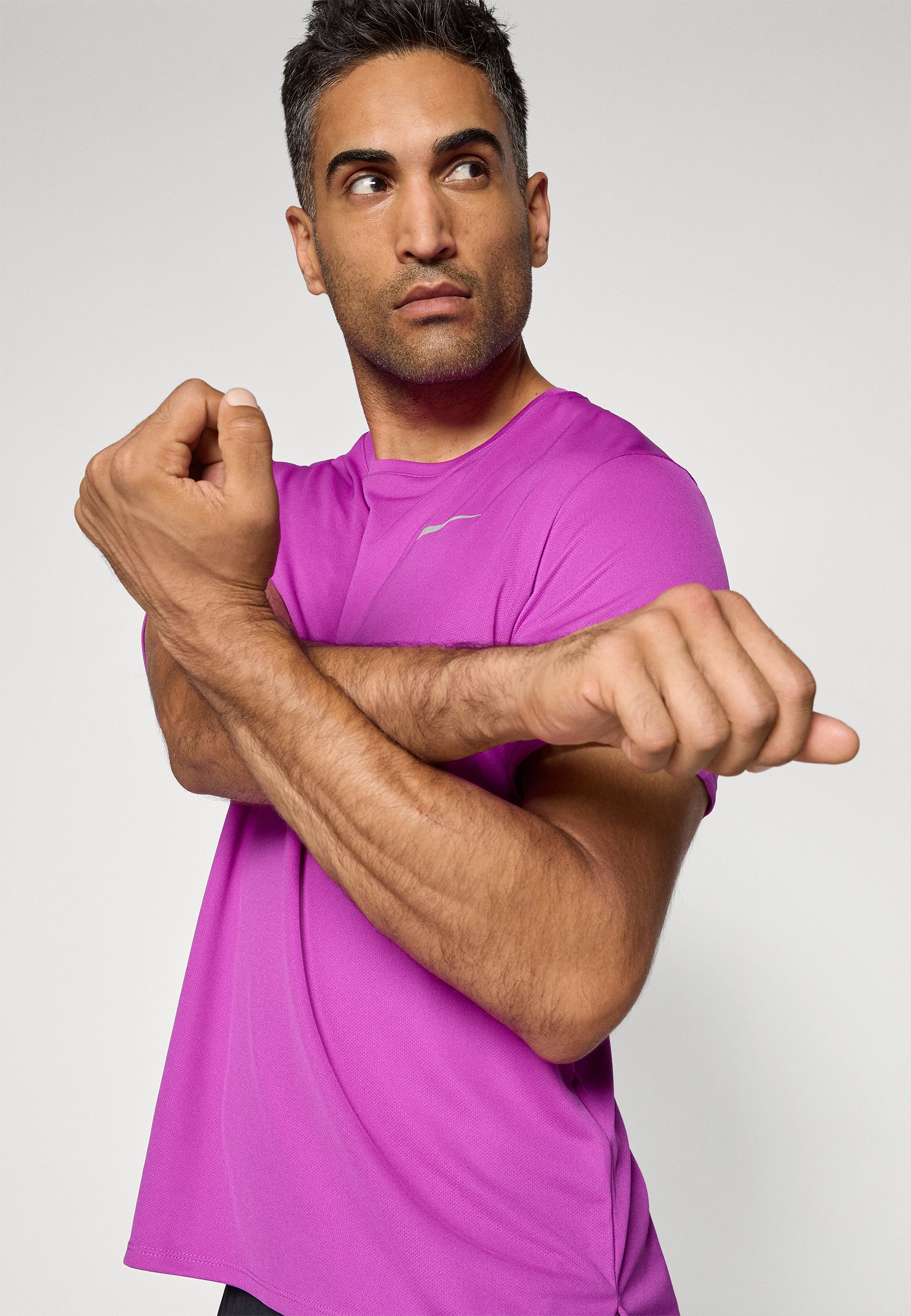 purple nike miler t shirt