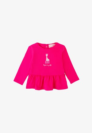 Sophie la Girafe, Long sleeved top - fandango pink