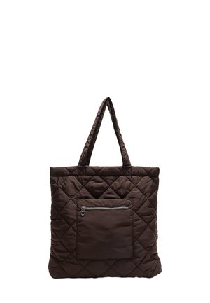 REVERSIBLE PADDED - Cabas - dark brown