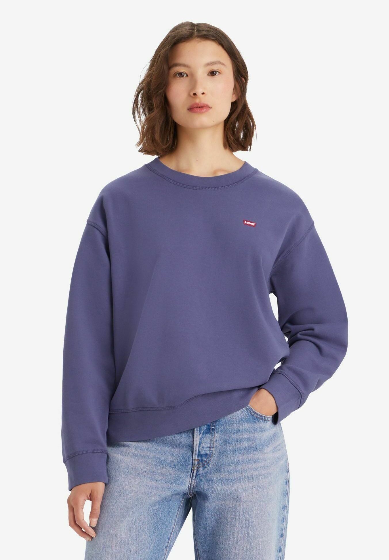 Levi's® STANDARD CREW Sweatshirt crown blue/blue denim