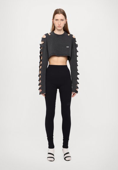 MM6 Maison Margiela SALOMON PANTS - Pajkice – hlače - deep black