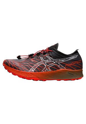 FUJI SPEED - Zapatillas de trail running - black cherry tomato