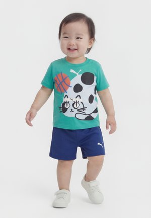 Puma MINICATS SPORTY CATS UNISEX SET - Σορτς - vibrant green