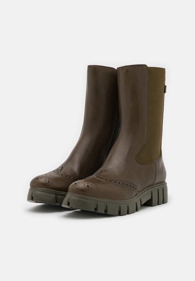 Damen Sneaker | Steven New York EDEN Plateaustiefel khaki - LQ68431 Damen Sneaker | Steven New York EDEN Plateaustiefel khaki - LQ68431