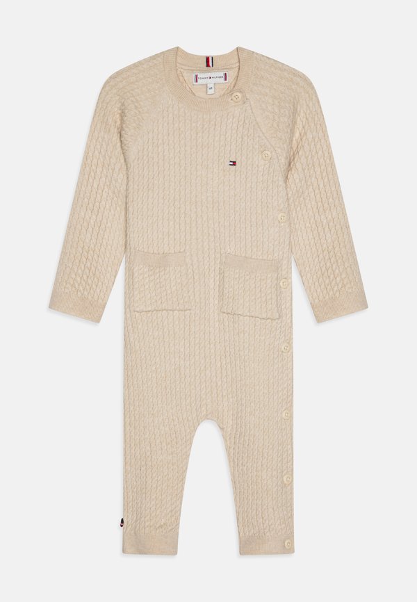 CABLE KNITTED COVERALL GIFTBOX UNISEX - Jumpsuit - classic beige