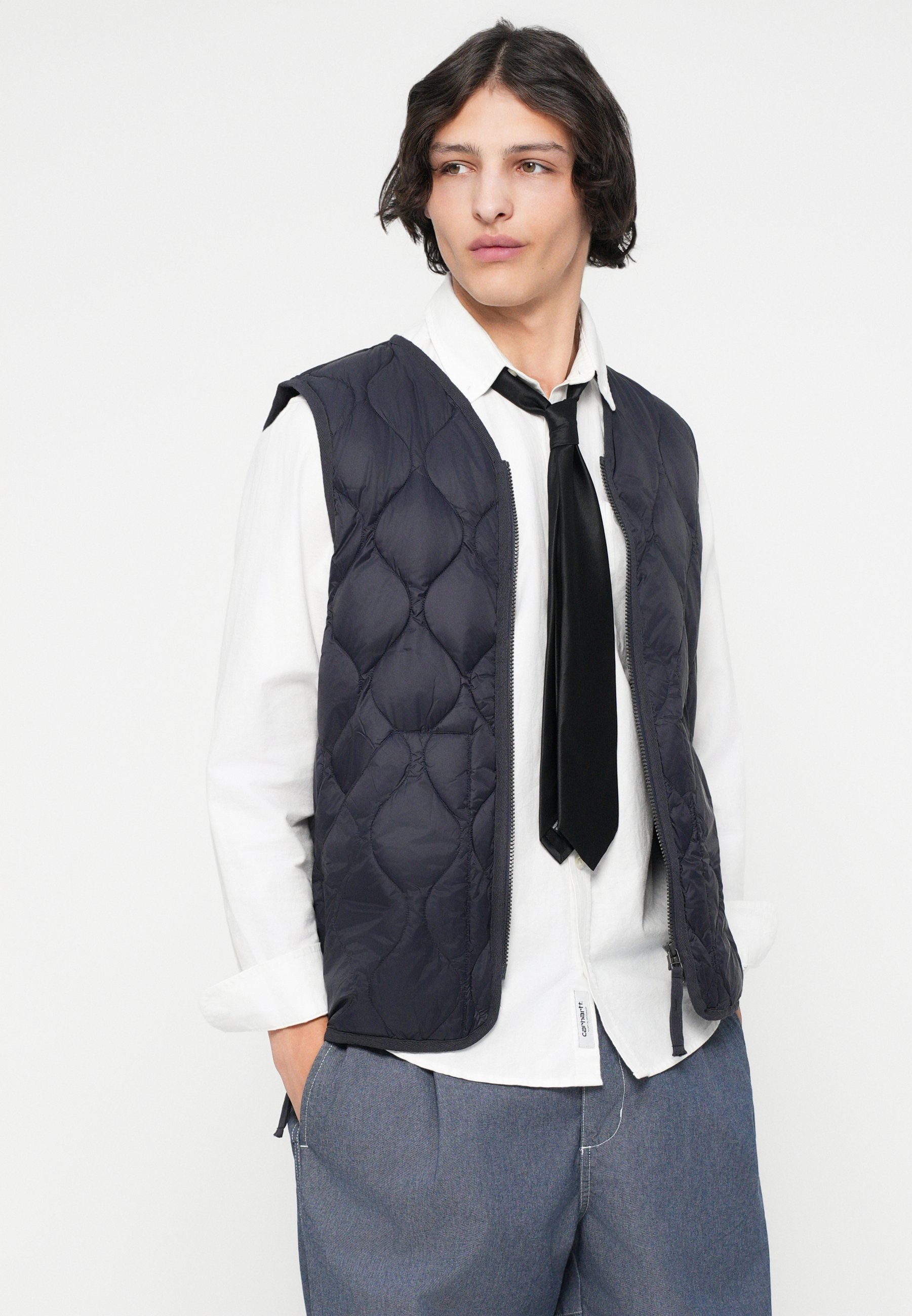 Top Tie Gilet Volontario Adulto Unisex Con Zip E Tasche - Leggero In Poliestere - Per Eventi, Supermercato, Volontariato (Taglia XL, Torace 42-44")