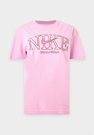 Nike Sportswear, W NSW NK CLSC BF TEE NK CC - T-shirt imprimé - pink rise