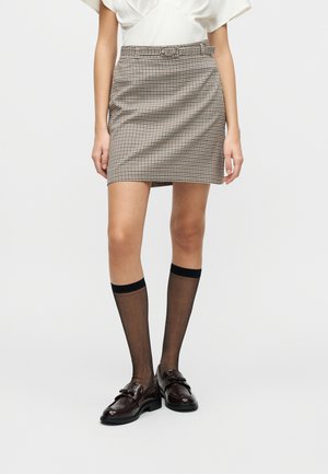 Mini skirts  - brown/beige