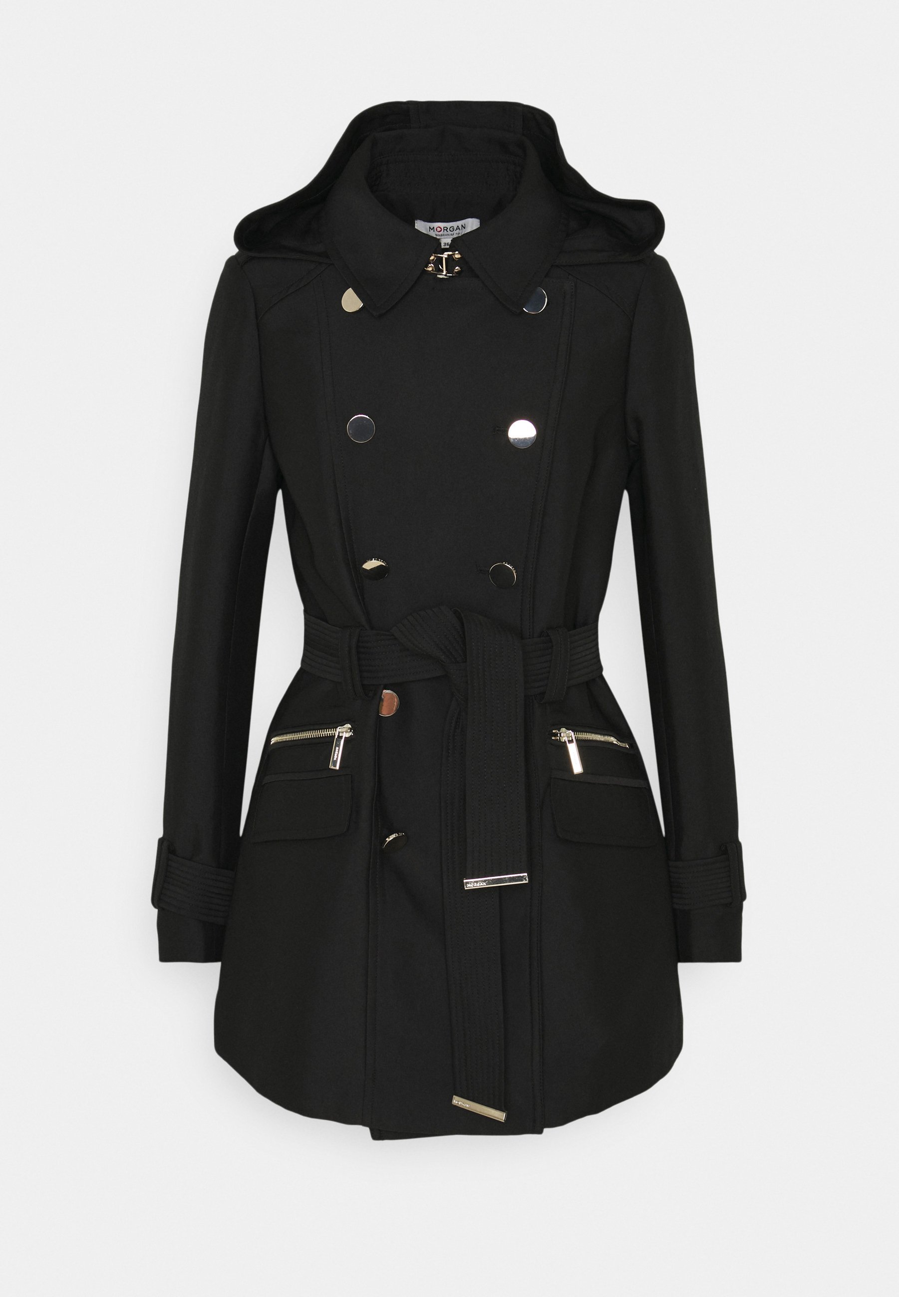 Morgan GIZA - Trenchcoat - noir/black 