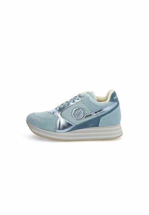 Sneaker low - bleu ciel bleu jean argent