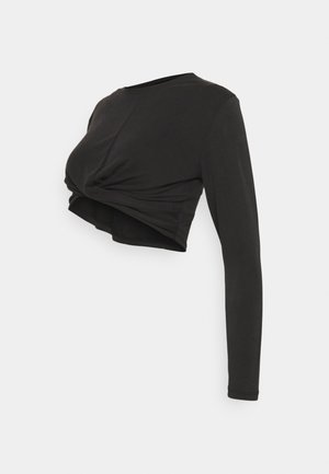 ONLY MATERNITY, OLMFREE LIFE TWIST - Maglietta a manica lunga - black