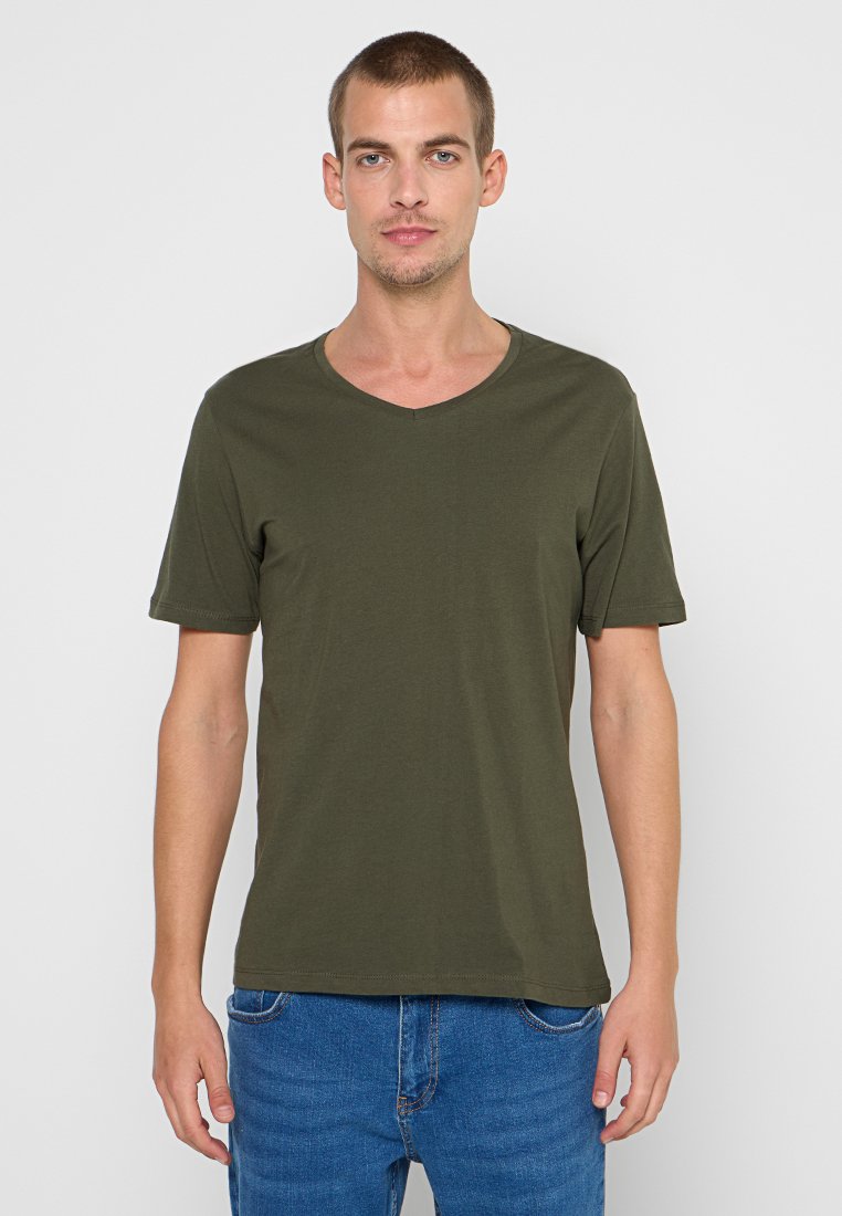 DeFacto T-shirt basic kaki