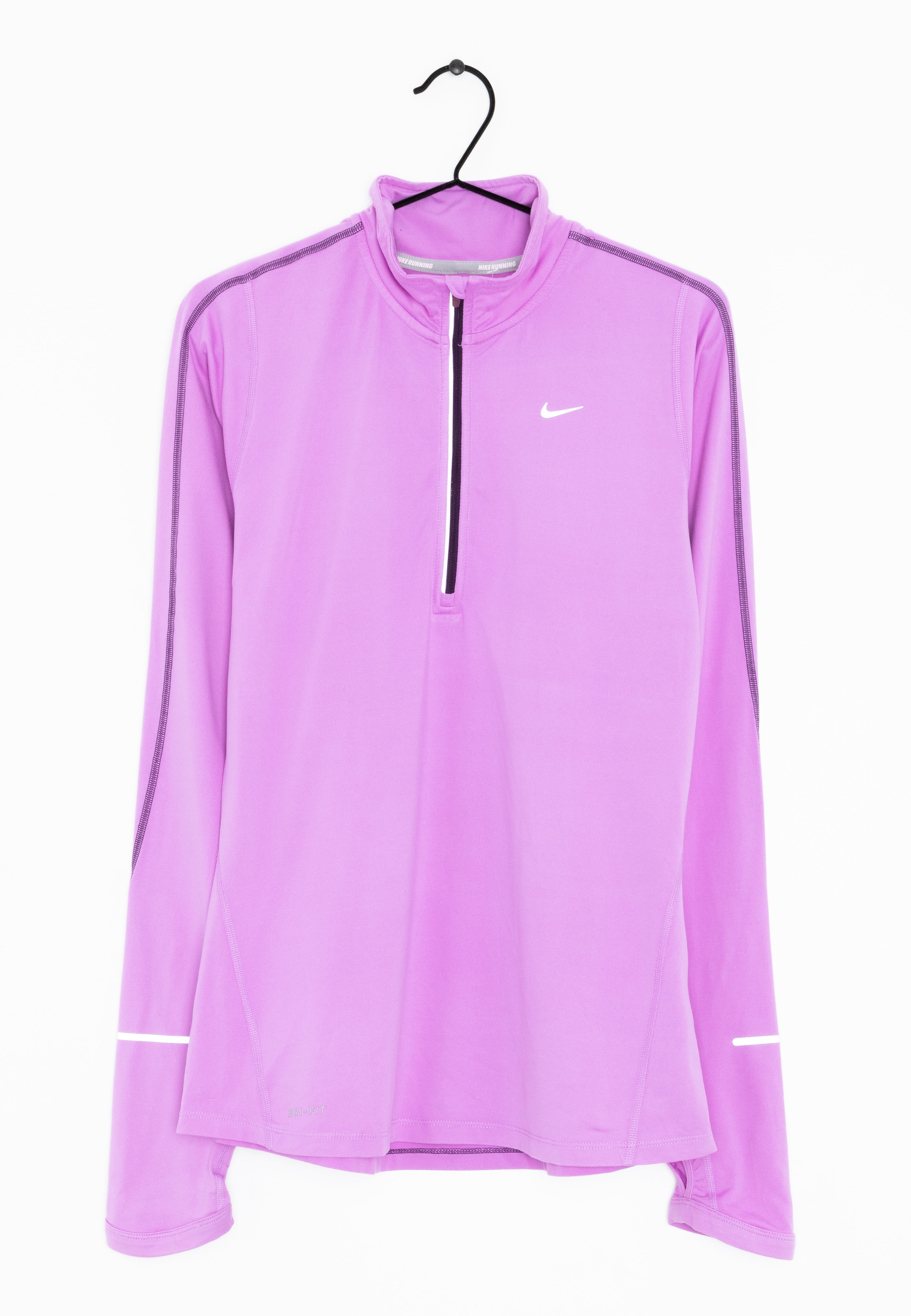 nike element half zip purple