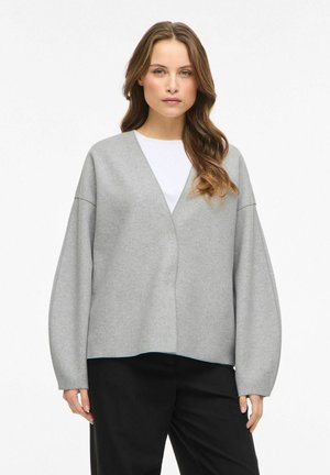 VIJUICE LOOSE L/S - NOOS - Cardigan - light grey melange