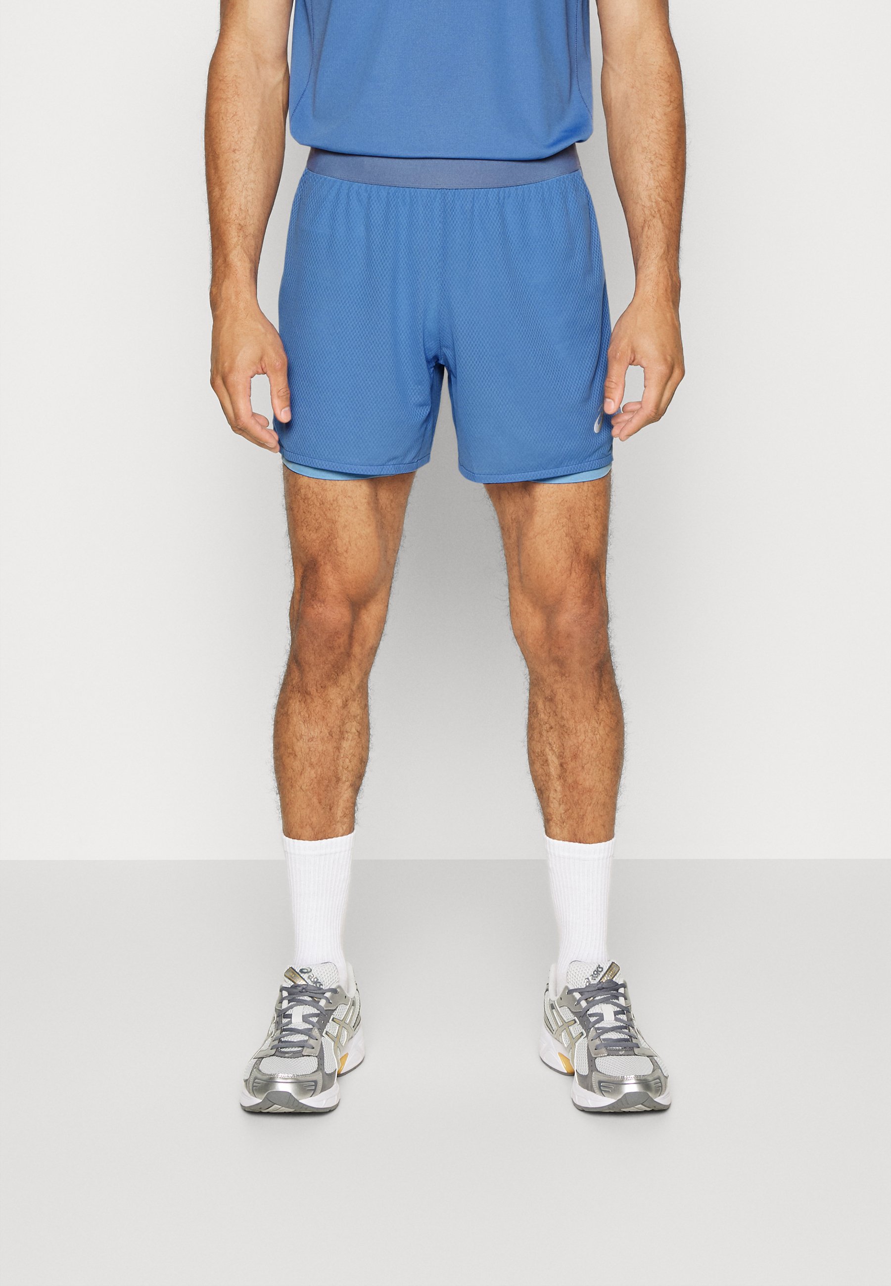 ASICS VENTILATE SHORT - Pantalón corto de deporte - blue harmony/blue  bliss/azul - Zalando.es