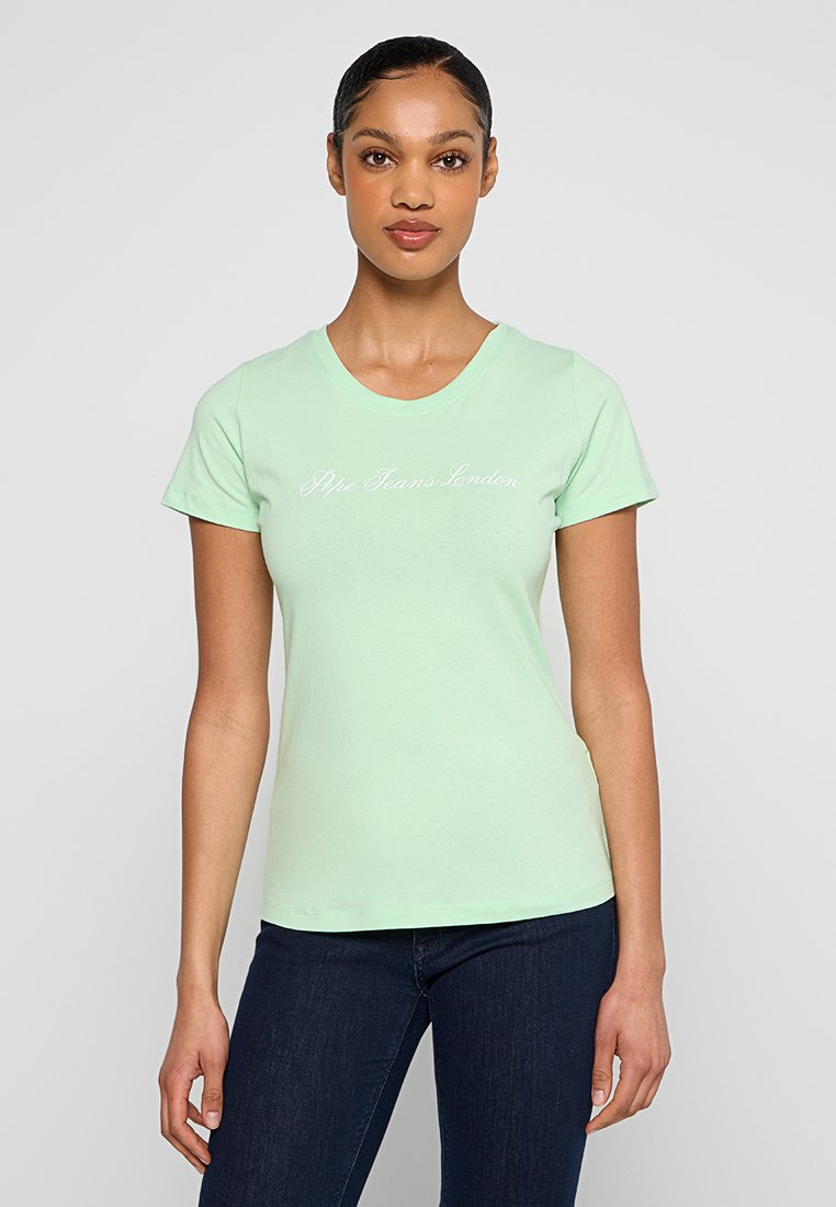 Pepe Jeans T-shirt print mintgroen