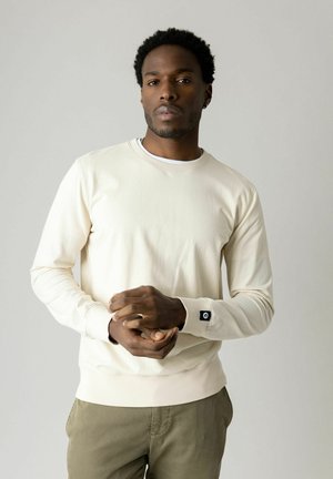 CREW NECK - Felpa - ecru