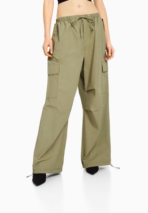 Pantalon cargo - khaki