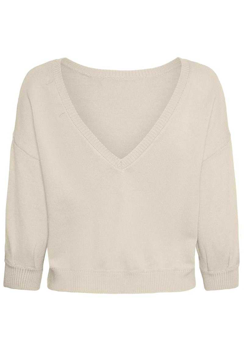Damen Strickjacken | Vero Moda Strickpullover birch/beige - DO94935 Damen Strickjacken | Vero Moda Strickpullover birch/beige - DO94935