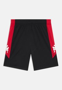 Kappa LUVIO UNISEX - Sportske kratke hlače - black/red