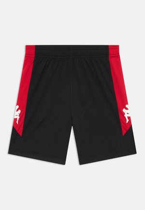 Kappa LUVIO UNISEX - Kurze Sporthose - black/red