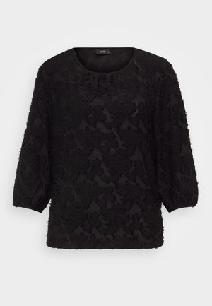 JDY JDYTRISS 3/4 FLOWER - Langarmshirt - black