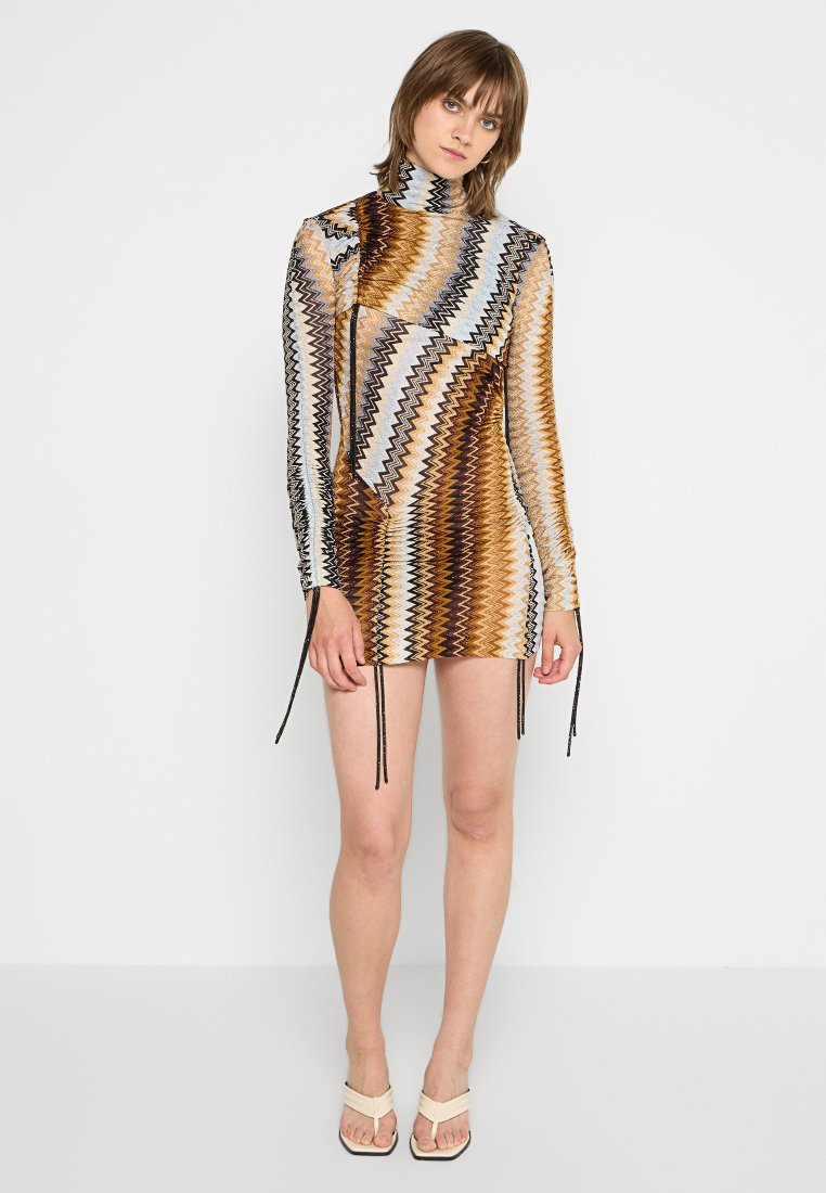 Missoni Gebreide jurk bruin Missoni Gebreide jurk bruin