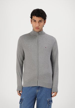 ESSENTIAL ZIP - Cardigan - medium grey heather