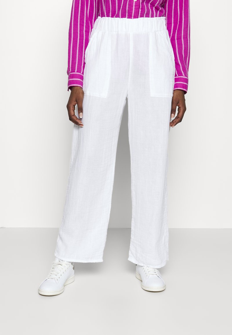 GAP Petite VGAUZE PANT Stoffhose white/weiß Zalando.de