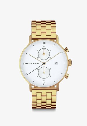 Kapten & Son Cronografo - gold coloured white