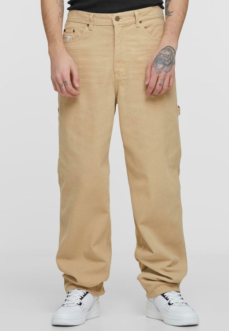 Karl Kani - OG WASHED BAGGY WORKWEAR  - Jean boyfriend - sand, Agrandir