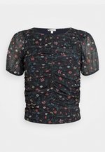 Maglietta Donna Pepe Jeans Perrie Con Maniche A Sbuffo E Stampa Floreale - 2
