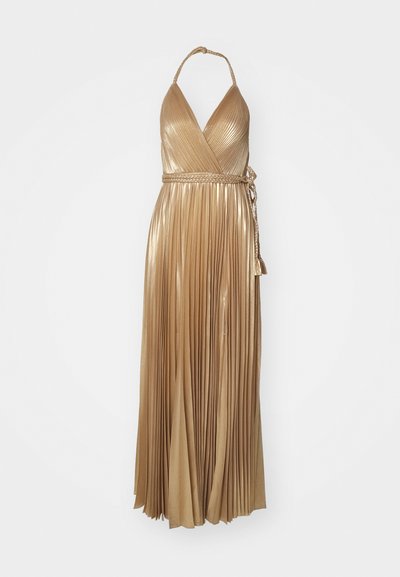 Alice + Olivia TRESA DRESS SLIT - Společenské šaty - gold