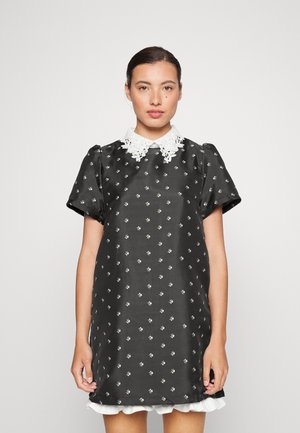 OLIVE ROSE MINI DRESS - Denní šaty - black