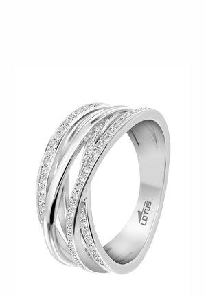 ZIRKONIASTEIN - Ring - silver-coloured/weiß