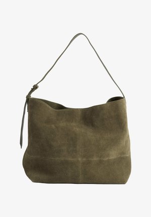 Tumespehmed nahkakott tumerohelises värvitoonis, pehme tekstuuriga, kumerate joontega ning üksiku reguleeritava Rihmaga. Minimalistlik disain, ilma nähtava riistvarata.