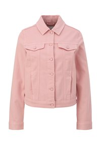 MIT ANGEDEUTETEN BRUSTTASCHEN - Chaqueta vaquera - pfirsich