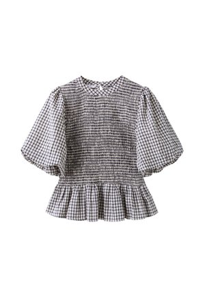 Stradivarius, SHORT SLEEVE PEPLUM BLOUSE - Bluse - beige