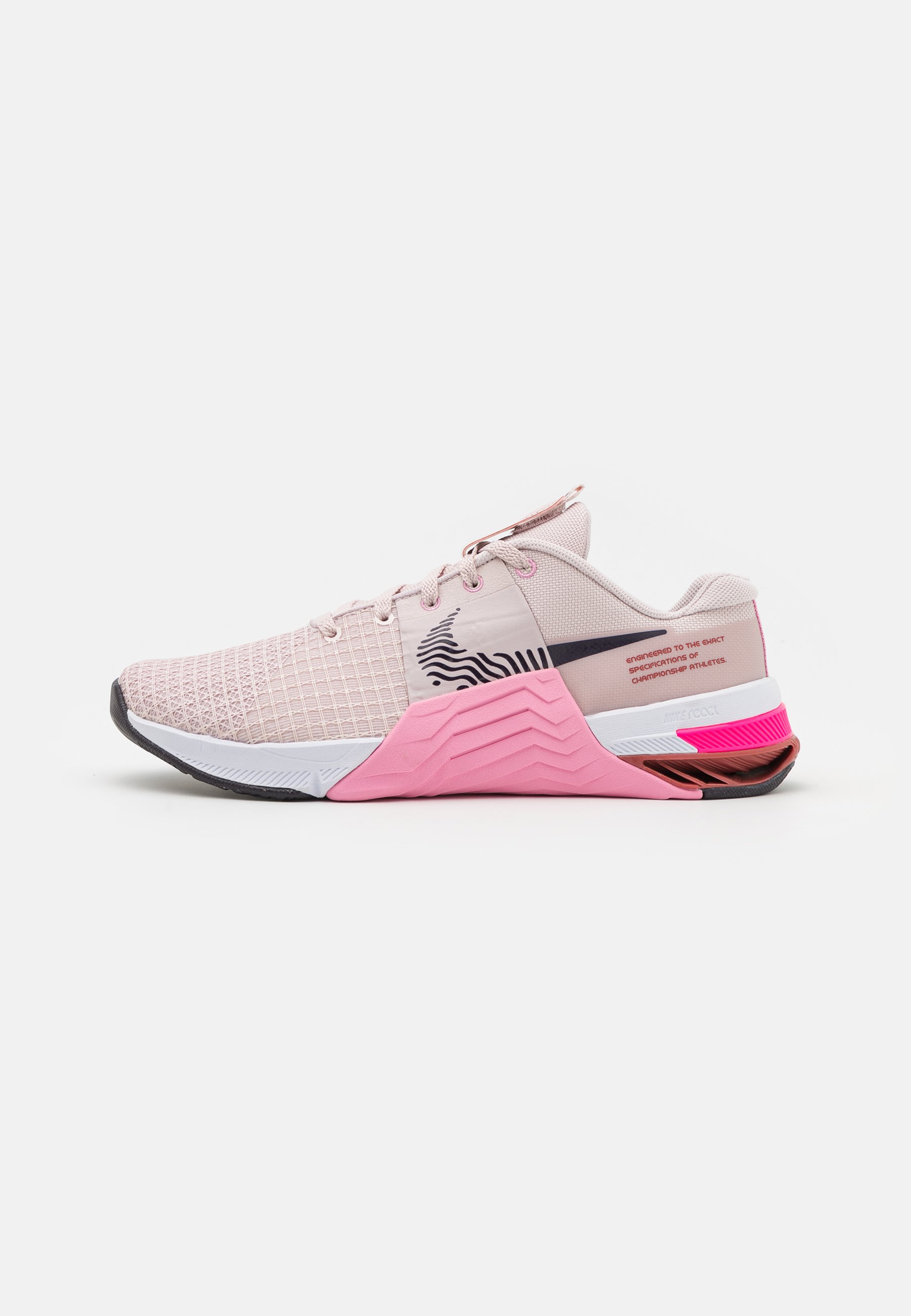 Nike Performance METCON - Zapatillas de entrenamiento - barely rose/cave purple/pink rise/canyon rust/hyper pink/light soft pink/rosa Zalando.es