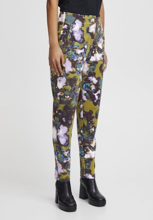 IHKATE - Pantalones - green moss multi aop