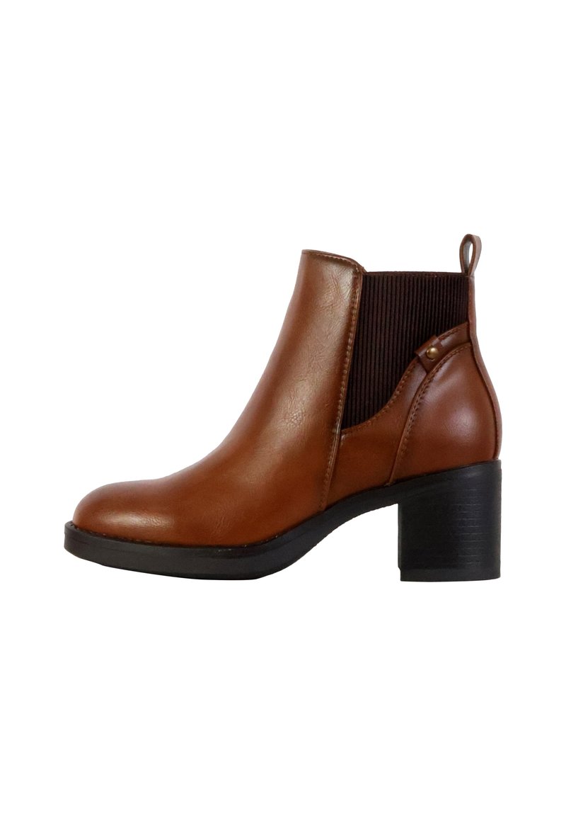 Divine Factory À ZIP - Platform ankle boots - camel