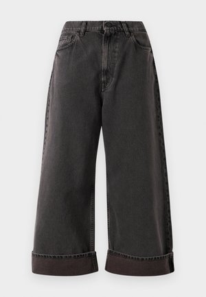 SKATER CUFFED - Relaxed fit jeans - anthracite mocha