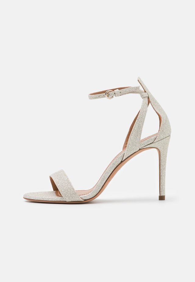 Sandaler - glitter platin