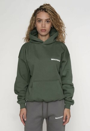 Sweat à capuche - duck green