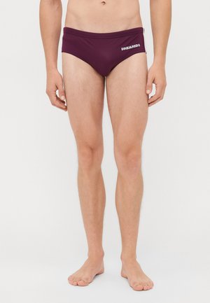 NEOCLASSIC LOGO SWIM BRIEF - Tettsittende badebukse - wine