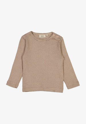 NOR - Long sleeved top - affogato stripe