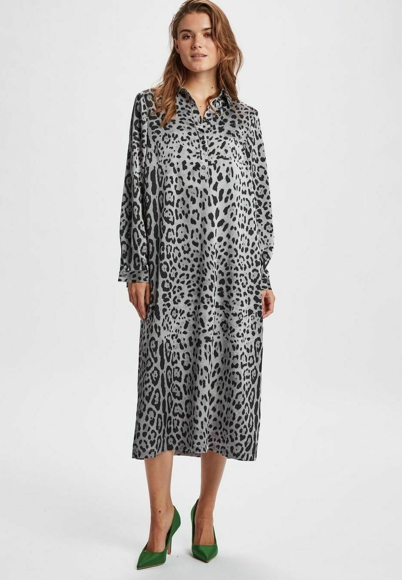 Numph Blousejurk grijs Numph Blousejurk grijs