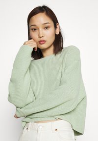 Even&Odd CROPPED JUMPER - Trui - light green