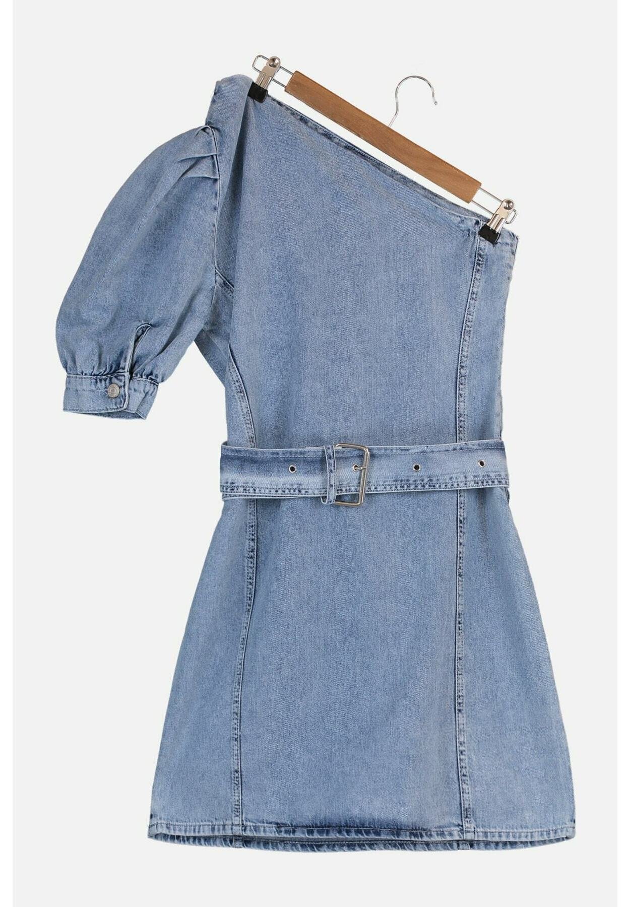 Trendyol Vestito di jeans - blue/blu - Zalando.it